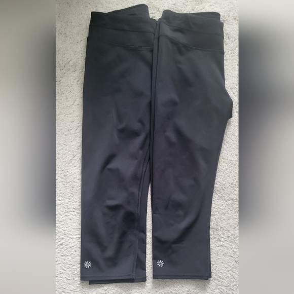 Athleta Pants - Athleta Black Pants With Bqck Zipper Pockect- 2 Pairs